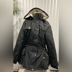 2X plus size long sleeve winter jacket